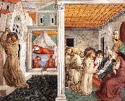 Scenes from the Life of St Francis (Scene 5, north wall) g GOZZOLI, Benozzo